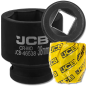 JCB Nasadka udarowa 3/4" 38mm 6-kątna Cr-Mo KLUCZ nasadowy JCB Nasadka udarowa 3/4" 38mm 6-kątna Cr-Mo KLUCZ nasadowy