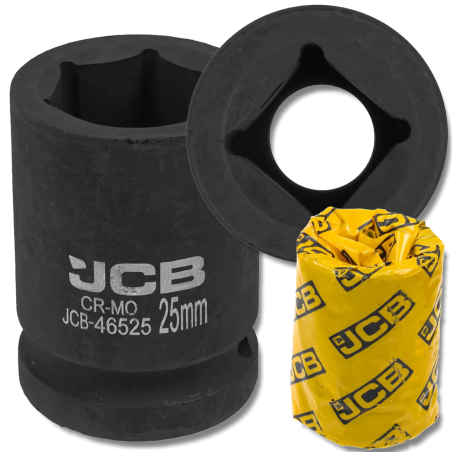 JCB Nasadka udarowa 3/4" 25mm 6-kątna Cr-Mo KLUCZ nasadowy