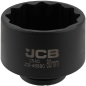 JCB Nasadka udarowa 3/4" 80mm 12-kątna Cr-Mo KLUCZ nasadowy JCB Nasadka udarowa 3/4" 80mm 12-kątna Cr-Mo KLUCZ nasadowy