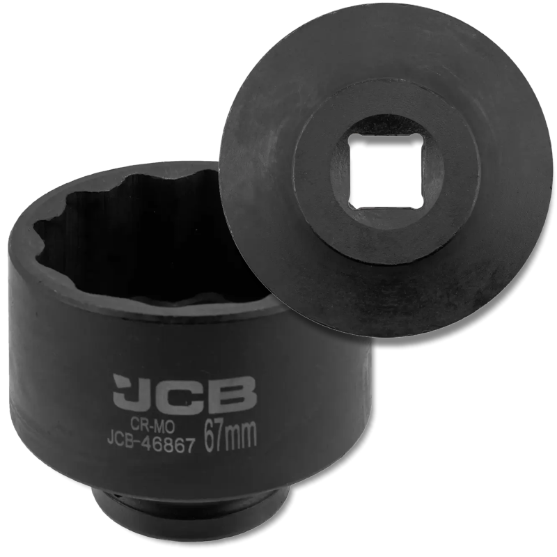 JCB Nasadka udarowa 3/4" 67mm 12-kątna Cr-Mo KLUCZ nasadowy JCB Nasadka udarowa 3/4" 67mm 12-kątna Cr-Mo KLUCZ nasadowy