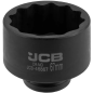 JCB Nasadka udarowa 3/4" 67mm 12-kątna Cr-Mo KLUCZ nasadowy JCB Nasadka udarowa 3/4" 67mm 12-kątna Cr-Mo KLUCZ nasadowy