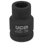 JCB Nasadka udarowa 3/4" 17mm 12-kątna Cr-Mo KLUCZ nasadowy JCB Nasadka udarowa 3/4" 17mm 12-kątna Cr-Mo KLUCZ nasadowy