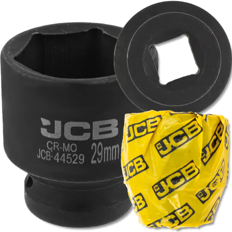JCB Nasadka udarowa 1/2" 29 mm 6-kątna Cr-Mo KLUCZ nasadowy