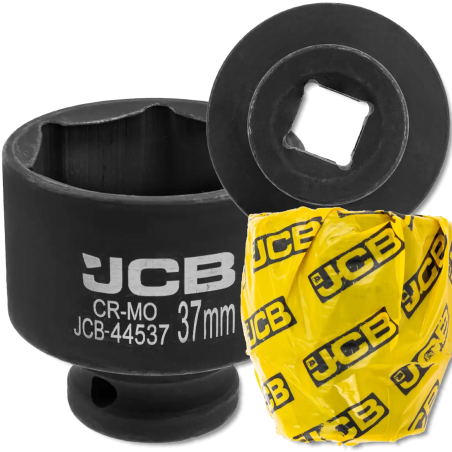 JCB Nasadka udarowa 1/2" 37 mm 6-kątna Cr-Mo KLUCZ nasadowy