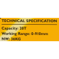 JCB Pras HYDRAULICZNA podłogowa WARSZTATOWA 20 TON z MANOMETREM