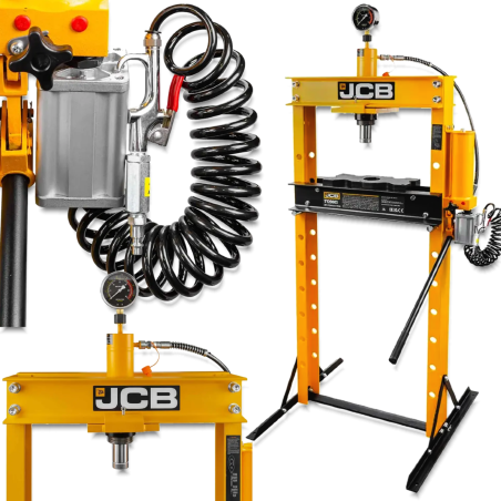 JCB Prasa HYDRAULICZNO PNEUMATYCZNA podłogowa WARSZTATOWA 20 T z MANOMETREM