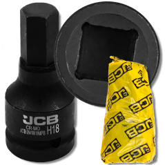 JCB Nasadka BIT udarowa 3/4" 18mm 6-kątna Cr-Mo KLUCZ nasadowy