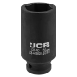 JCB NASADKA udarowa GŁĘBOKA 1/2" Cr-Mo 6-kątna 28mm KLUCZ NASADOWY