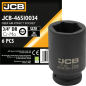 JCB NASADKA udarowa GŁĘBOKA 3/4" Cr-Mo 6-kątna 34mm KLUCZ nasadowy