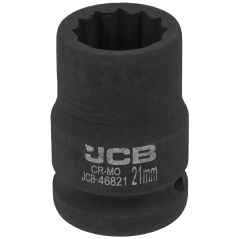 JCB Nasadka udarowa 3/4" 21mm 12-kątna Cr-Mo KLUCZ nasadowy