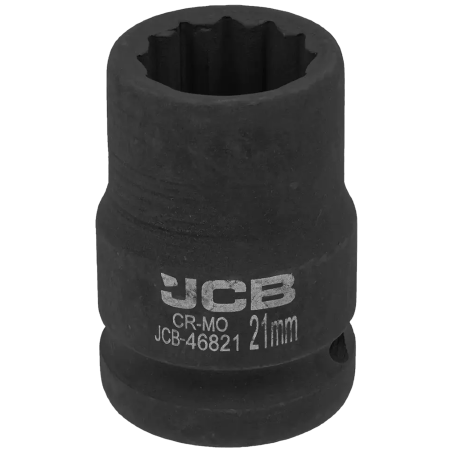 JCB Nasadka udarowa 3/4" 21mm 12-kątna Cr-Mo KLUCZ nasadowy