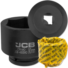 JCB Nasadka udarowa 1" 90mm 6-kątna Cr-Mo KLUCZ nasadowy