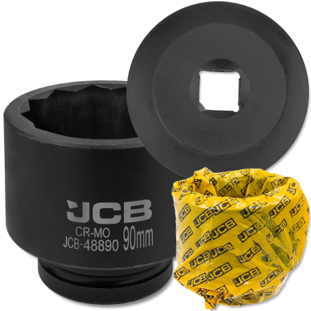 JCB Nasadka udarowa 1" 90mm 12-kątna Cr-Mo KLUCZ nasadowy