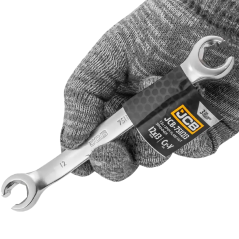 JCB Klucz OCZKOWY rozcięty 12x13 mm 2-STRONNY Cr-V 6-KĄTNY