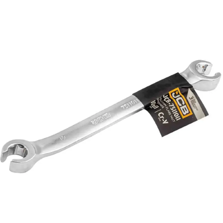 JCB Klucz OCZKOWY rozcięty 10x11 mm 2-STRONNY Cr-V 6-KĄTNY
