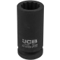 JCB NASADKA udarowa GŁĘBOKA 3/4" Cr-Mo 12-kątna 24mm KLUCZ nasadowy