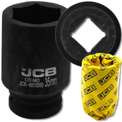 JCB NASADKA udarowa GŁĘBOKA 3/4" Cr-Mo 6-kątna 35mm KLUCZ nasadowy