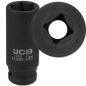 JCB NASADKA udarowa GŁĘBOKA 1/2" Cr-Mo 6-kątna 23mm KLUCZ NASADOWY
