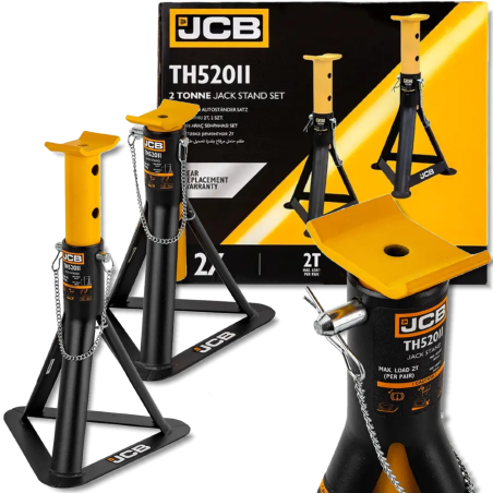 JCB 2 Kobyłki PODSTAWKI podpory SAMOCHODOWE 2 TONY 265-365mm