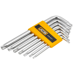 JCB Zestaw KLUCZY TORX 7 ELEMENTÓW T10-T40 typu L Cr-V
