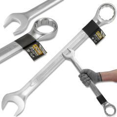 JCB Klucz PŁASKO-OCZKOWY 2-stronny 50mm Cr-V 12-KĄTNY
