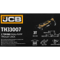 JCB Podnośnik SAMOCHODOWY lewarek HYDRAULICZNY żaba 3 TONY 2-TŁOKI 133-465 JCB Podnośnik SAMOCHODOWY lewarek HYDRAULICZNY żaba 3 TONY 2-TŁOKI 133-465