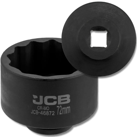 JCB Nasadka udarowa 3/4" 72mm 12-kątna Cr-Mo KLUCZ nasadowy