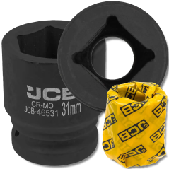 JCB Nasadka udarowa 3/4" 31mm 6-kątna Cr-Mo KLUCZ nasadowy