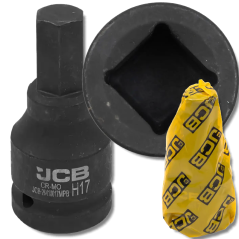 JCB Nasadka BIT udarowa 3/4" 17mm 6-kątna Cr-Mo KLUCZ nasadowy