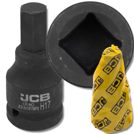 JCB Nasadka BIT udarowa 3/4" 17mm 6-kątna Cr-Mo KLUCZ nasadowy