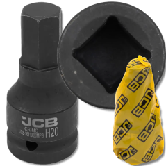 JCB Nasadka BIT udarowa 3/4" 20mm 6-kątna Cr-Mo KLUCZ nasadowy
