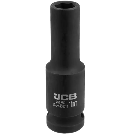 JCB NASADKA udarowa GŁĘBOKA 1/2" Cr-Mo 6-kątna 11mm KLUCZ NASADOWY