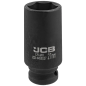 JCB NASADKA udarowa GŁĘBOKA 1/2" Cr-Mo 6-kątna 27mm KLUCZ NASADOWY