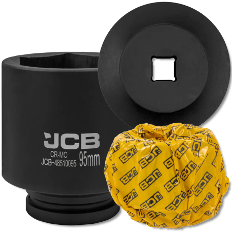 JCB Nasadka UDAROWA głęboka 1" 95mm 6-kątna Cr-Mo KLUCZ nasadowy