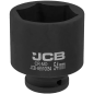 JCB NASADKA udarowa GŁĘBOKA 3/4" Cr-Mo 6-kątna 54mm KLUCZ NASADOWY