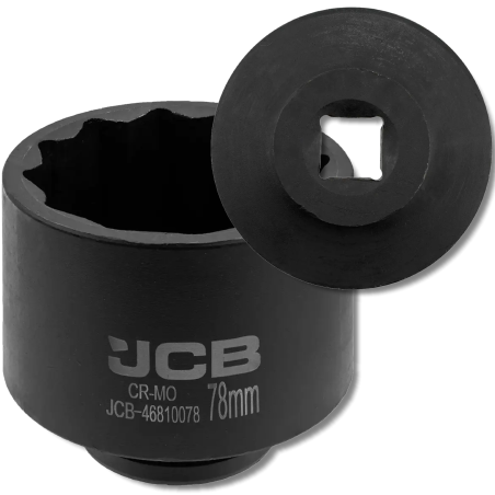 JCB NASADKA udarowa GŁĘBOKA 3/4" Cr-Mo 12-kątna 78mm KLUCZ NASADOWY