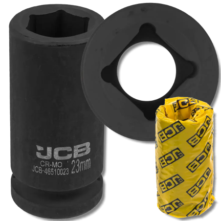 JCB NASADKA udarowa GŁĘBOKA 3/4" Cr-Mo 6-kątna 23mm KLUCZ nasadowy