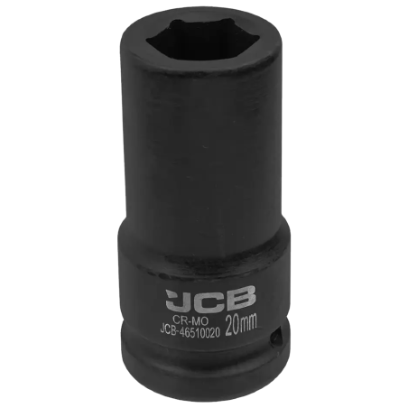 JCB NASADKA udarowa GŁĘBOKA 3/4" Cr-Mo 6-kątna 20mm KLUCZ nasadowy