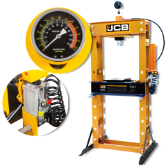 JCB Prasa HYDRAULICZNO PNEUMATYCZNA podłogowa WARSZTATOWA 30 T z MANOMETREM