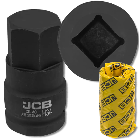 JCB Nasadka BIT udarowa 3/4" 34mm 6-kątna Cr-Mo KLUCZ nasadowy