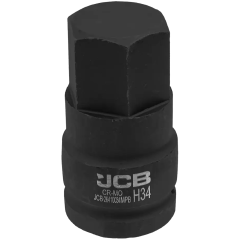 JCB Nasadka BIT udarowa 3/4" 34mm 6-kątna Cr-Mo KLUCZ nasadowy