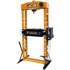 JCB Prasa HYDRAULICZNA podłogowa WARSZTATOWA 30T z PEDAŁEM nożnym +MANOMETR