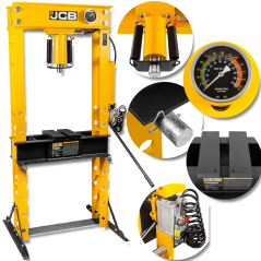 JCB Prasa HYDRAULICZNA podłogowa WARSZTATOWA 40T z MANOMETREM