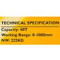 JCB Prasa HYDRAULICZNA podłogowa WARSZTATOWA 40T z MANOMETREM JCB Prasa HYDRAULICZNA podłogowa WARSZTATOWA 40T z MANOMETREM