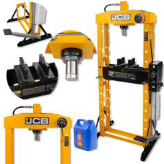 JCB Prasa HYDRAULICZNA podłogowa WARSZTATOWA 20T z PEDAŁEM nożnym +MANOMETR