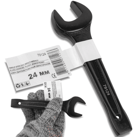 FORCEKRAFT Klucz PŁASKI udarowy do PODBIJANIA 24mm 165mm Cr-Mo