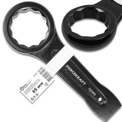 FORCEKRAFT Klucz OCZKOWY udarowy do PODBIJANIA 65mm 295mm Cr-Mo