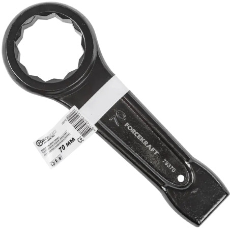 FORCEKRAFT Klucz OCZKOWY udarowy do PODBIJANIA 70mm 320mm Cr-Mo