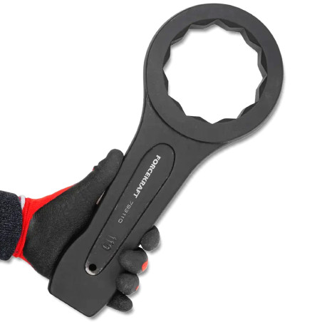 FORCEKRAFT Klucz OCZKOWY udarowy do PODBIJANIA 110mm 430mm Cr-Mo