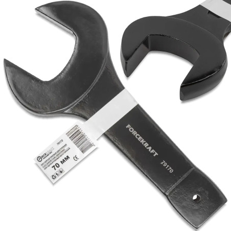 FORCEKRAFT Klucz PŁASKI udarowy do PODBIJANIA 70mm 365mm Cr-Mo
